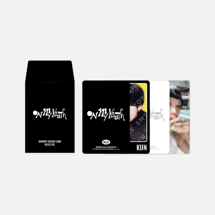 WAYV <ON MY YOUTH> RANDOM TRADING CARD BLACK VER