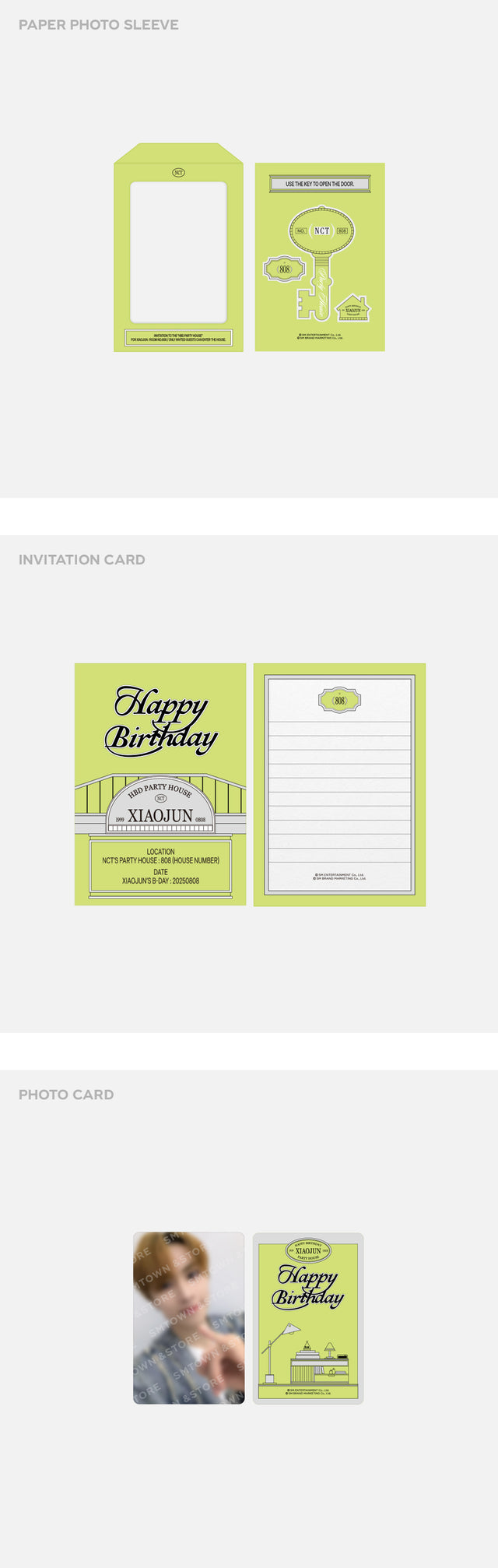 XIAOJUN <ARTIST BIRTHDAY PARTY CARD>