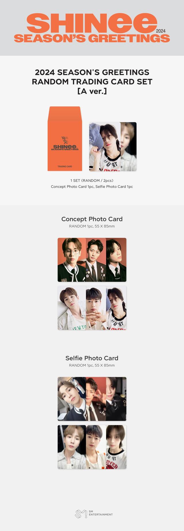 SHINEE <2024 SEASON'S GREETINGS> Random Trading Card