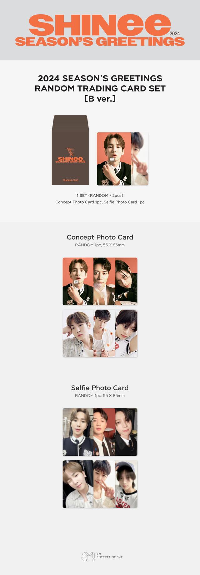 SHINEE <2024 SEASON'S GREETINGS> Random Trading Card