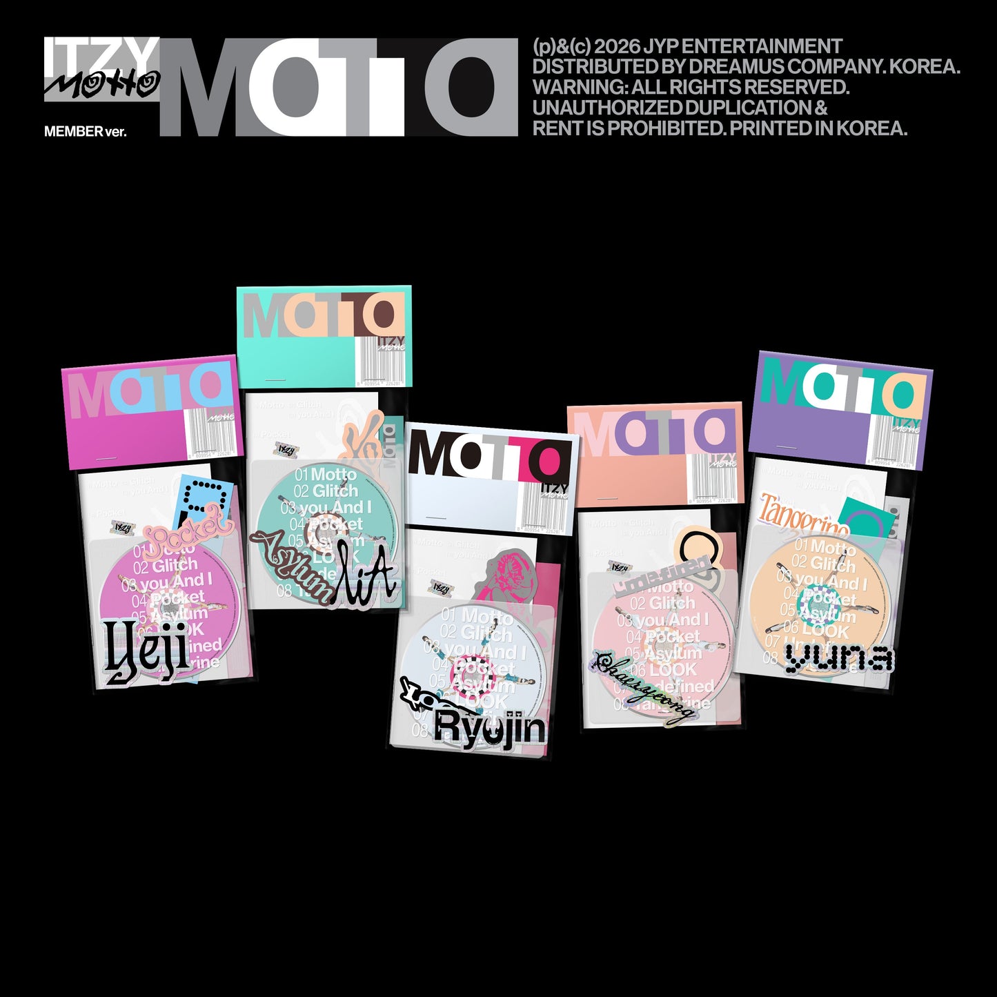 [PREORDER] ITZY <MOTTO> MEMBER Ver