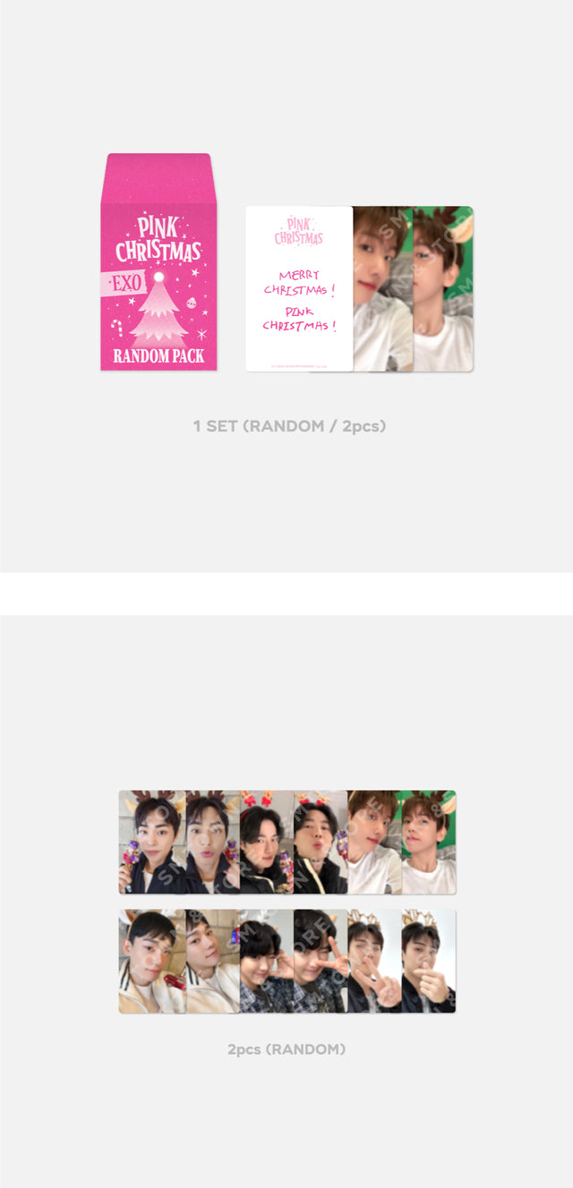 EXO <PINK CHRISTMAS 2023> Random Trading Card