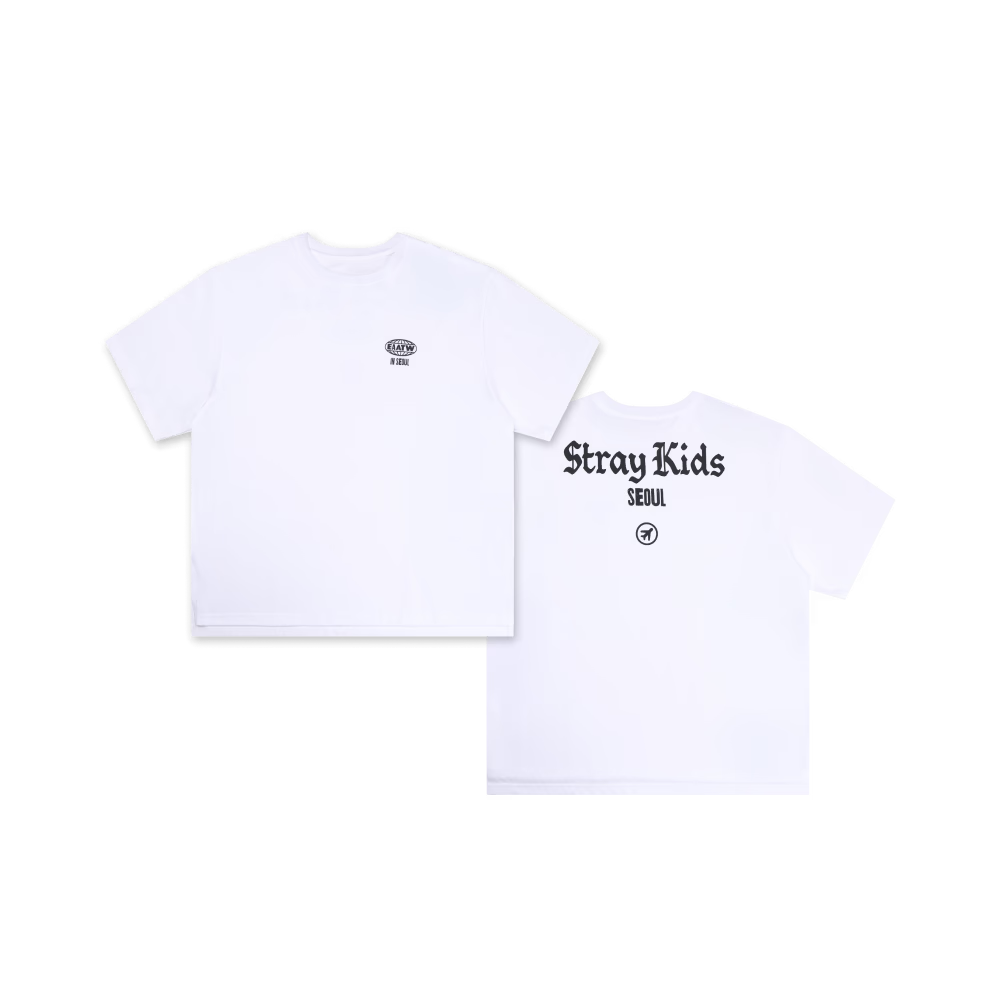 [PREORDER 16/5 CLOSED] STRAY KIDS <SKZOO EVERYWHERE ALL AROUND THE WORLD> T-SHIRT SEOUL Ver.