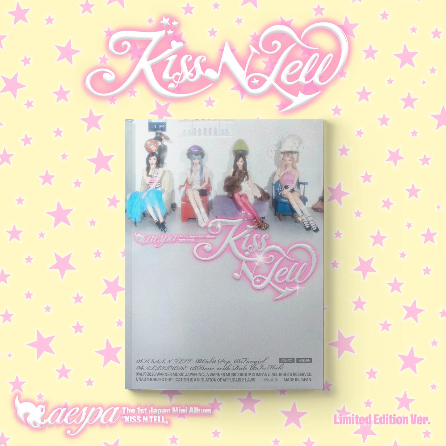 [PREORDER] AESPA <KISS N TELL> 1st Japan Mini Album Limited Edition Ver