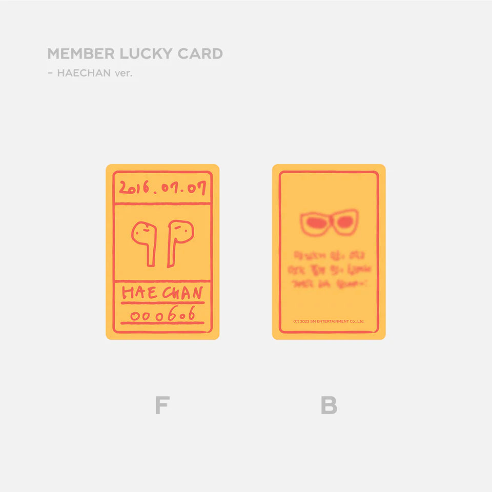 NCT 127 <7TH ANNIVERSARY> LUCKY CARD SET