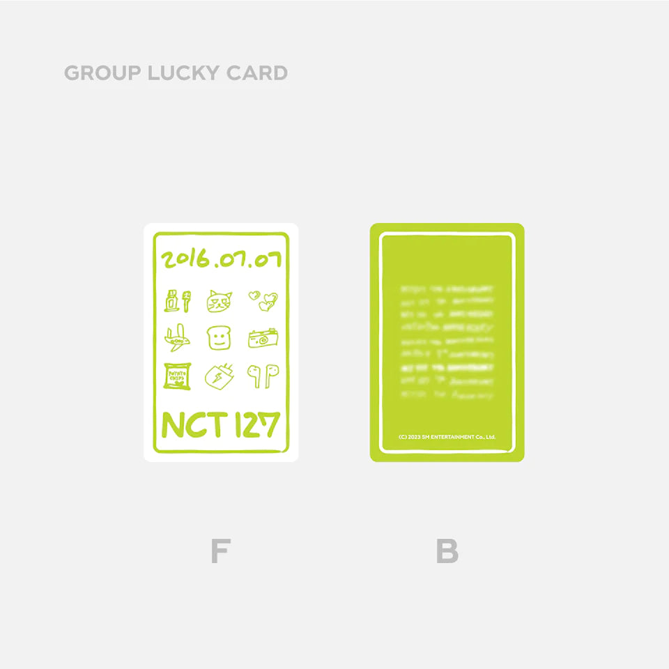 NCT 127 <7TH ANNIVERSARY> LUCKY CARD SET