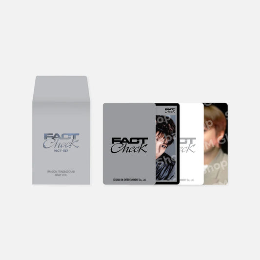 NCT 127 <FACT CHECK> TRADING CARD GRAY VER