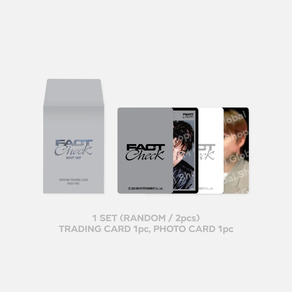 NCT 127 <FACT CHECK> TRADING CARD GRAY VER