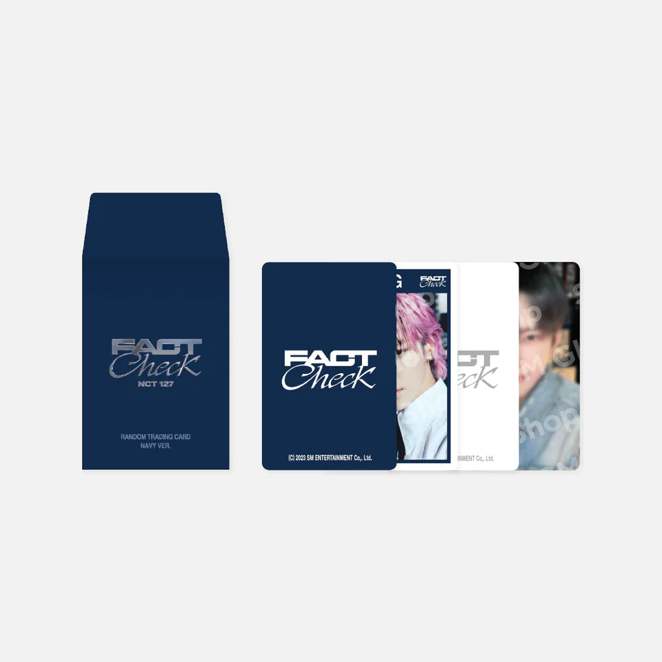 NCT 127 <FACT CHECK> TRADING CARD NAVY VER