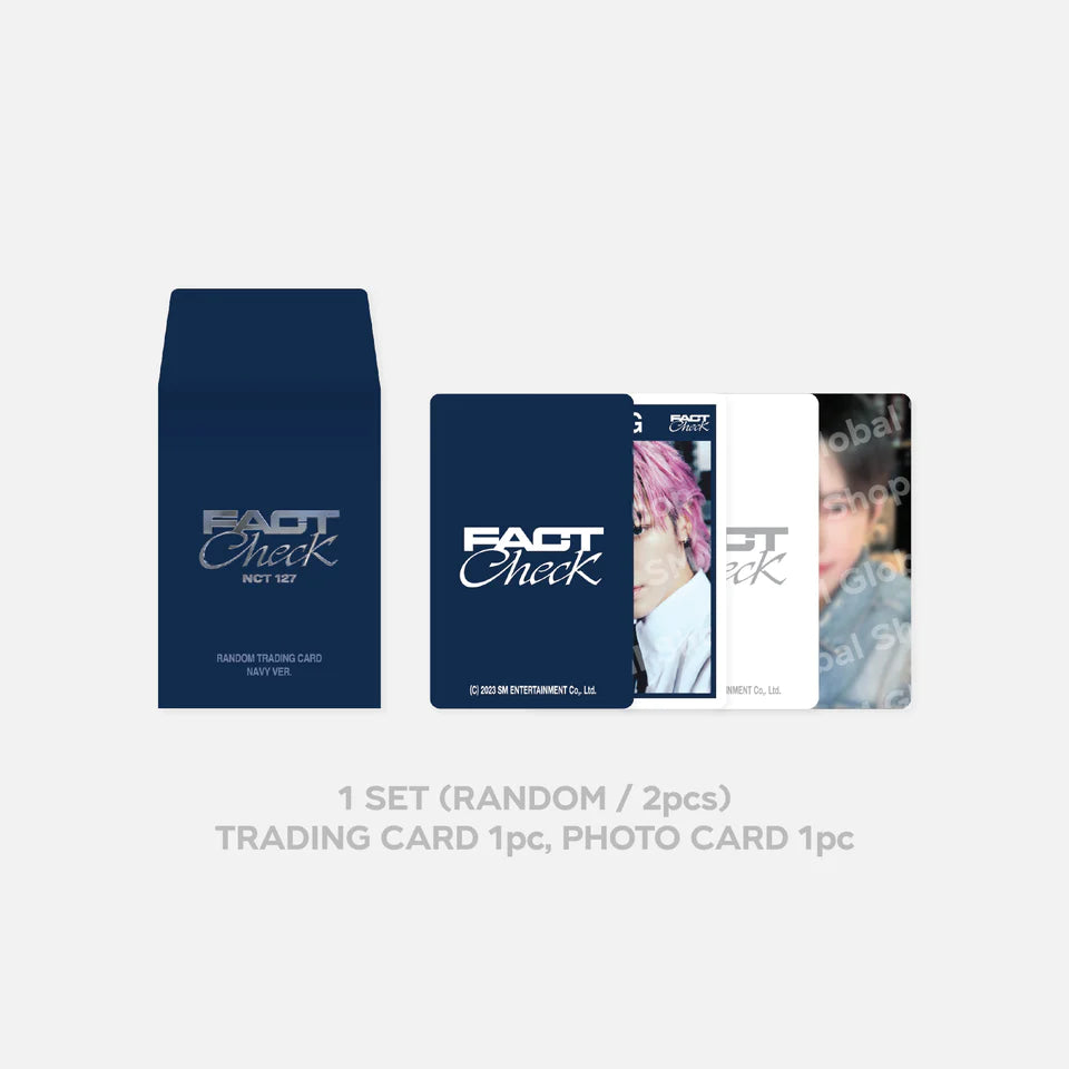 NCT 127 <FACT CHECK> TRADING CARD NAVY VER