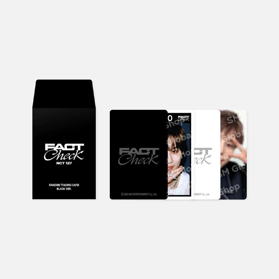 NCT 127 <FACT CHECK> TRADING CARD BLACK VER