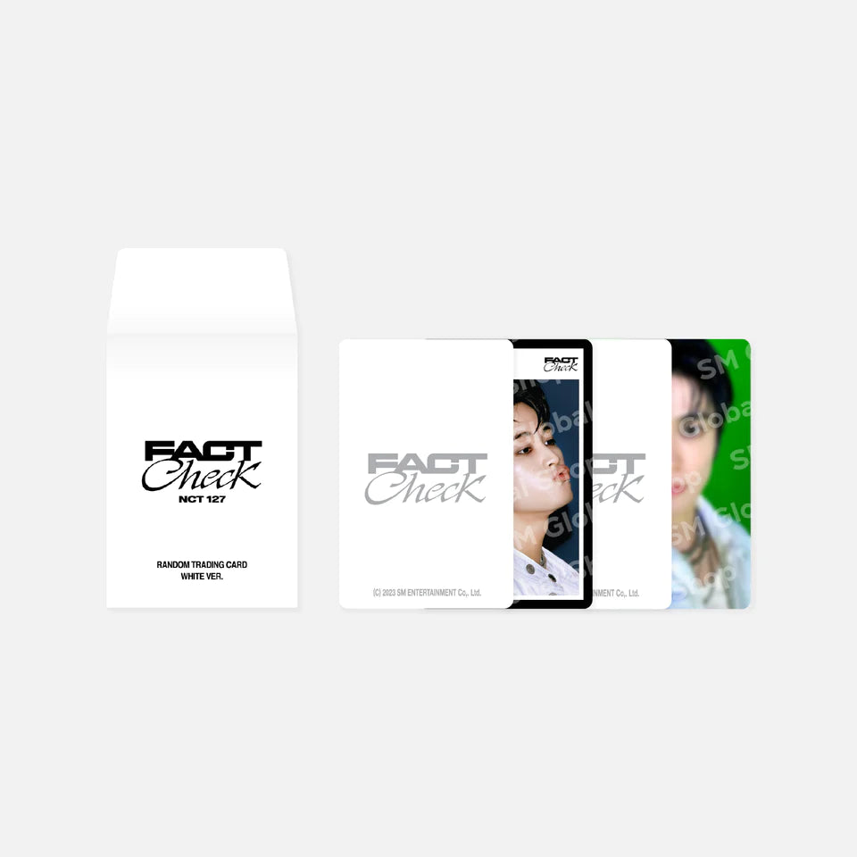 NCT 127 <FACT CHECK> TRADING CARD WHITE VER