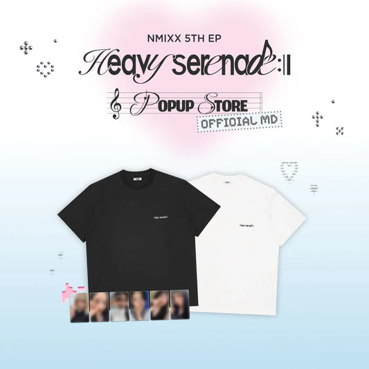 [PREORDER 24/5 CLOSED] NMIXX <Heavy Serenade> POP-UP OFFICIAL MD T-SHIRT
