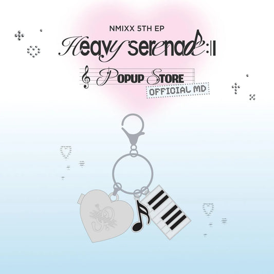 [PREORDER 24/5 CLOSED] NMIXX <Heavy Serenade> POP-UP OFFICIAL MD HEART PENDANT KEYRING