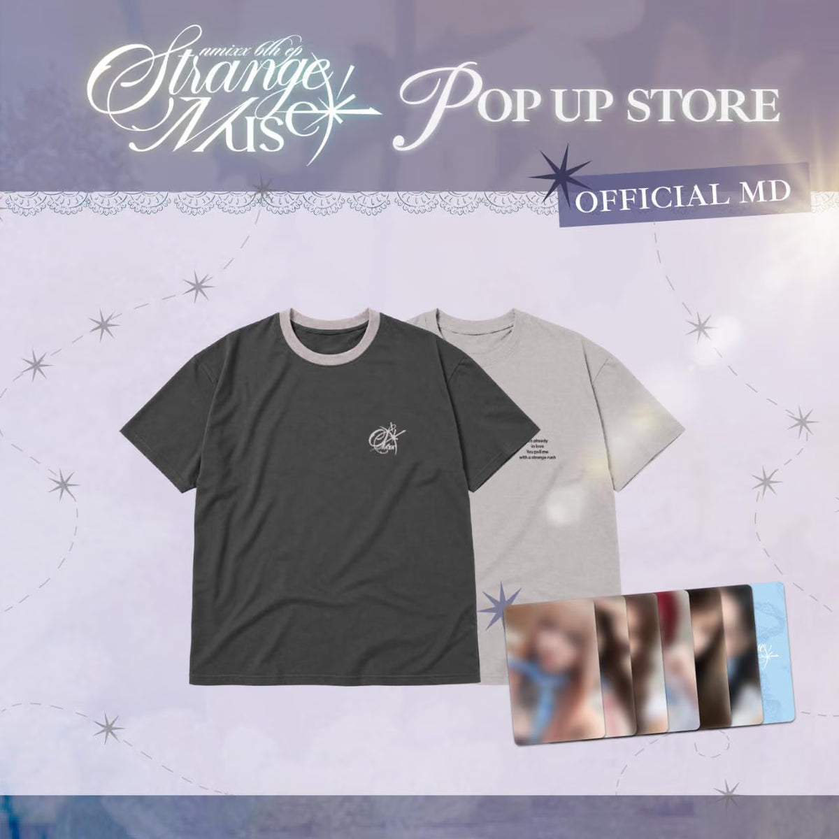 [PREORDER 2/11 CLOSED] NMIXX [Strange Muse] OFFICIAL MD SHORT-SLEEVE T-SHIRT