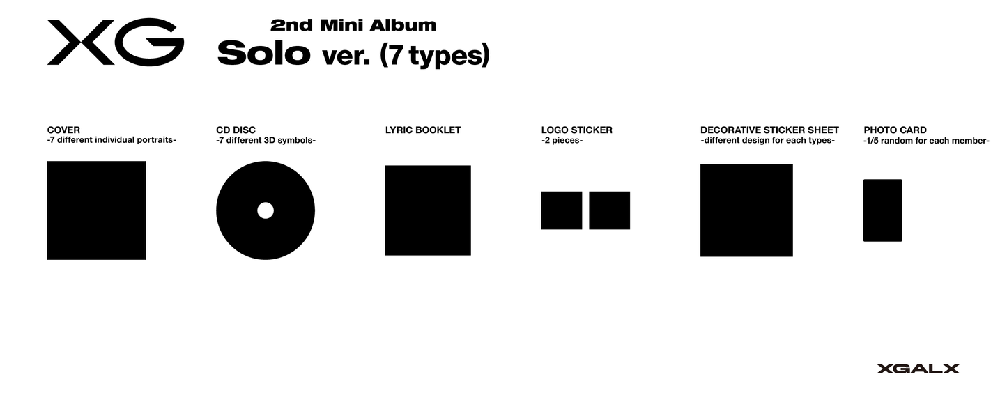 [PREORDER] XG <2nd Mini Album> Solo Ver