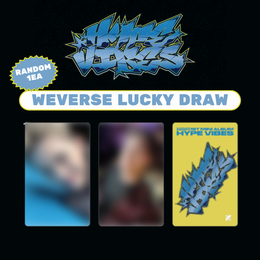 SEVENTEEN S.COUPS X MINGYU <HYPE VIBES> STANDARD VER WEVERSE LUCKY DRAW (RANDOM 1EA)