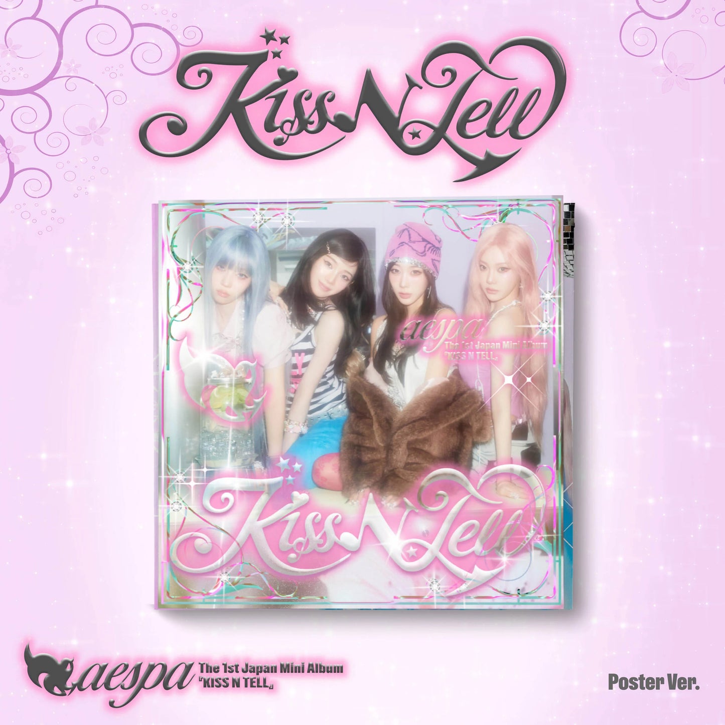 [PREORDER] AESPA <KISS N TELL> 1st Japan Mini Album Poster Ver