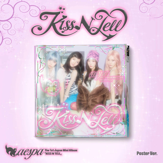 [PREORDER] AESPA <KISS N TELL> 1st Japan Mini Album Poster Ver