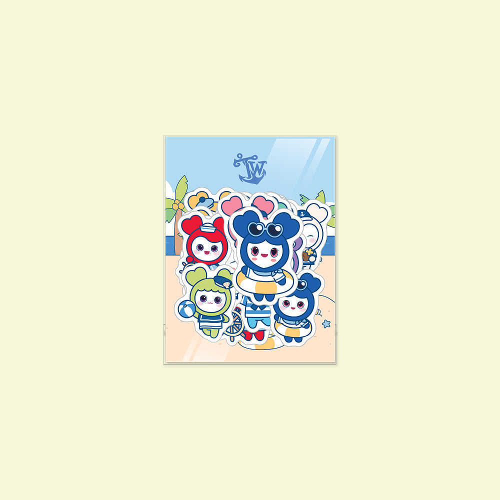 [OFFLINE PROXY 4/7 CLOSE] TWICE <THIS IS FOR> WORLD TOUR FINALE LOVELY REMOVABLE STICKER PACK