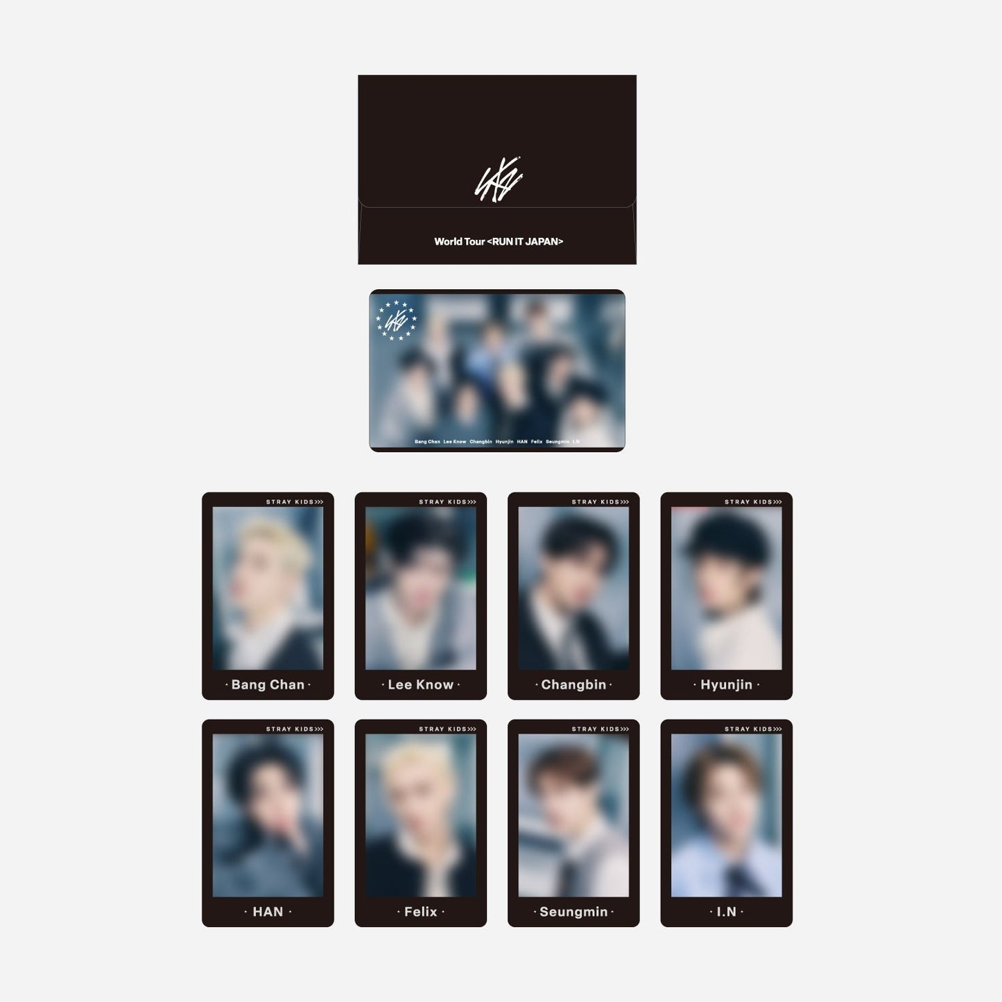 [PREORDER] STRAY KIDS <RUN IT JAPAN> OFFICIAL GOODS PHOTO CARD SET（9PIECES）【A】