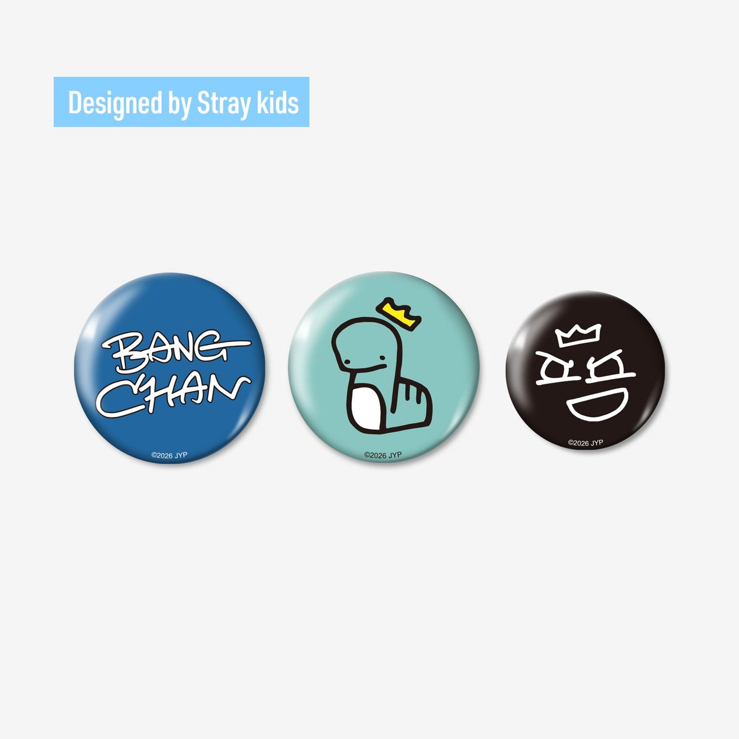 [PREORDER] STRAY KIDS <RUN IT JAPAN> OFFICIAL GOODS BADGE SET (3PIECES)