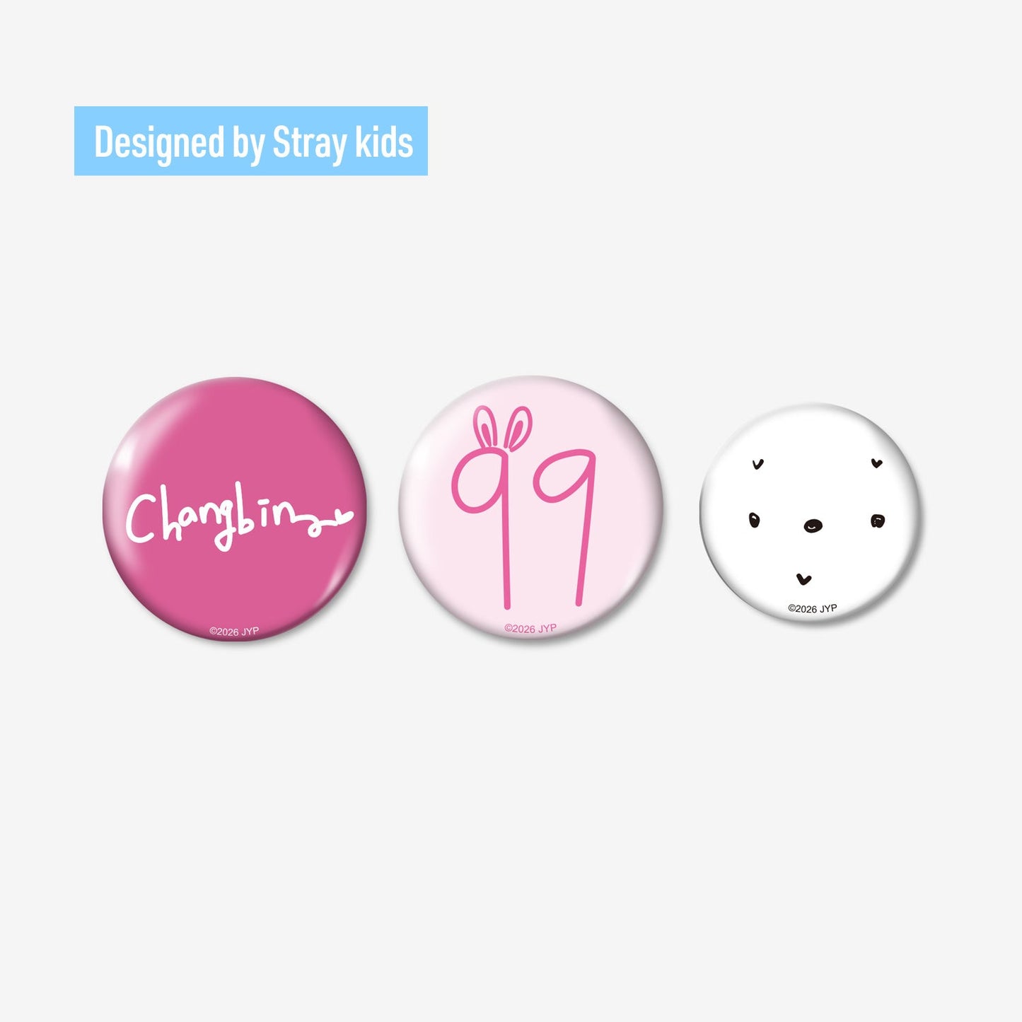 [PREORDER] STRAY KIDS <RUN IT JAPAN> OFFICIAL GOODS BADGE SET (3PIECES)