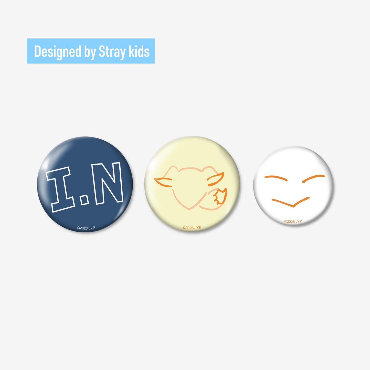 [PREORDER] STRAY KIDS <RUN IT JAPAN> OFFICIAL GOODS BADGE SET (3PIECES)