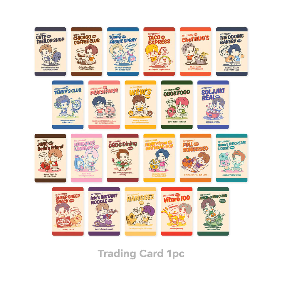 NCT <CCOMAZ GROCERY STORE> TRADING CARD (ORANGE VER)