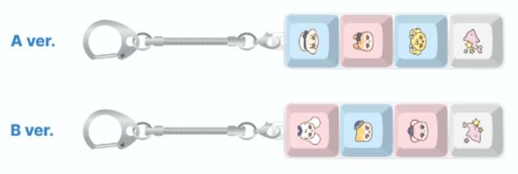 [PREORDER OFFLINE PROXY] IVE <DIVE INTO MINIVE> OFFICIAL MD MINIVE KEYCAP KEYRING (20 POINTS)
