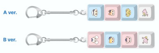 [PREORDER OFFLINE PROXY] IVE <DIVE INTO MINIVE> OFFICIAL MD MINIVE KEYCAP KEYRING (20 POINTS)