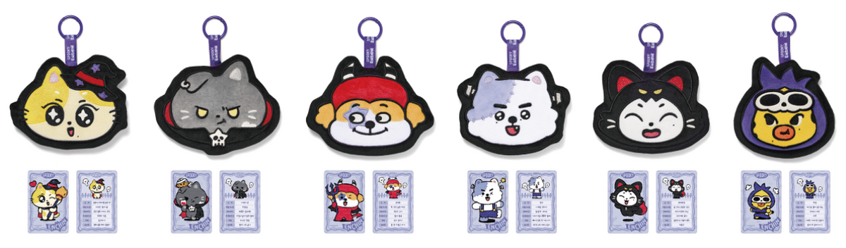 [PREORDER 28/9 CLOSED] ENHYPEN [SPOOKY ENCHIN] PLUSH POUCH KEYRING
