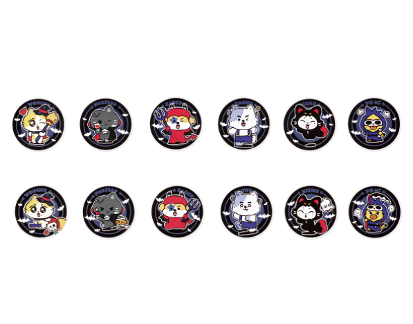 [PREORDER 28/9 CLOSED] ENHYPEN [SPOOKY ENCHIN] GLOW STICKER ROLL [COSTUME]
