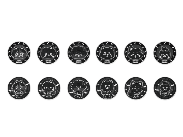 [PREORDER 28/9 CLOSED] ENHYPEN [SPOOKY ENCHIN] GLOW STICKER ROLL [MIDNIGHT]