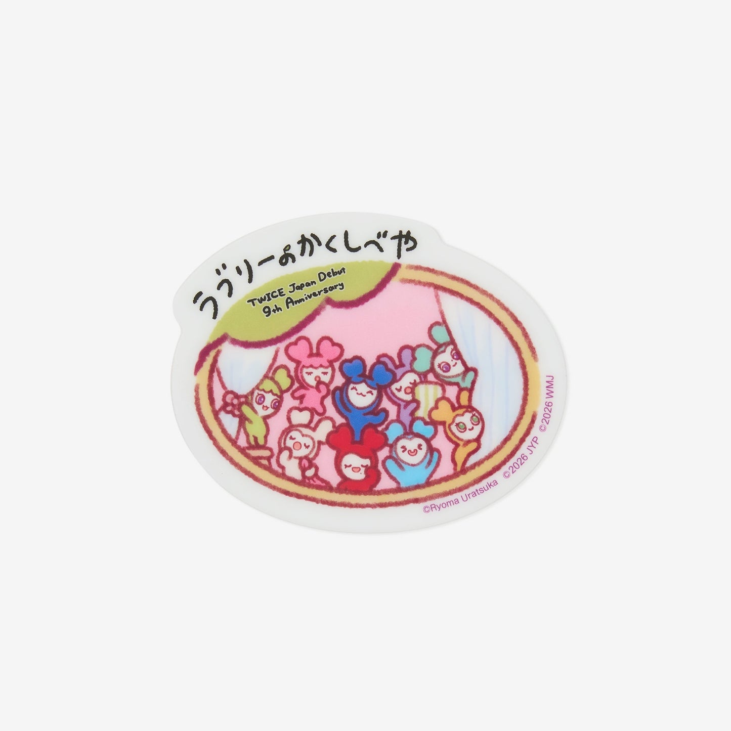 [PREORDER 18/7 CLOSED] TWICE <JAPAN DEBUT 9th Anniversary> LOVELYS ACRYLIC MAGNET