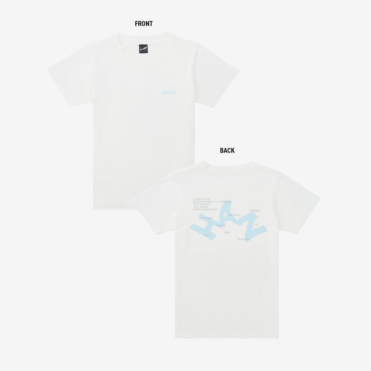 [PREORDER] STRAY KIDS <RUN IT JAPAN> OFFICIAL GOODS T-SHIRT