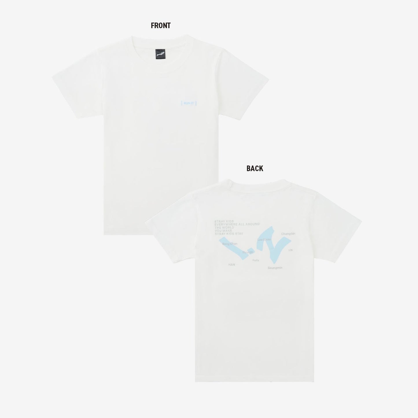 [PREORDER] STRAY KIDS <RUN IT JAPAN> OFFICIAL GOODS T-SHIRT