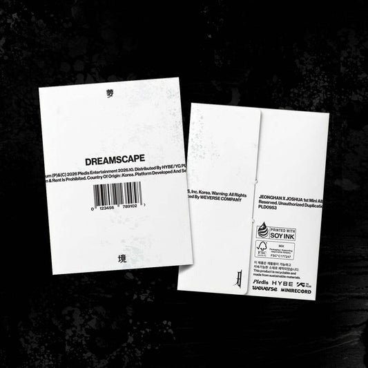[PREORDER] SEVENTEEN JEONGHAN X JOSHUA [DREAMSCAPE] WEVERSE ALBUM VER
