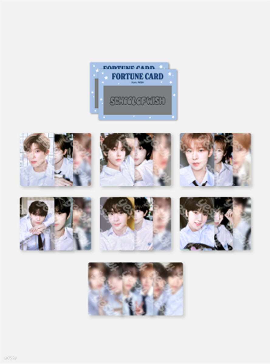 NCT WISH <SCHOOL OF WISH> FORTUNE SCRATCH CARD