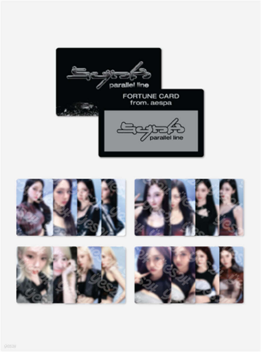 AESPA <SYNK : PARALLEL LINE> FORTUNE SCRATCH CARD SET