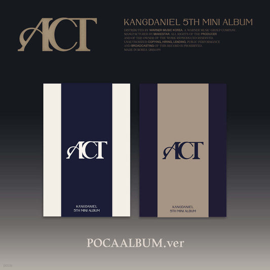 [PREORDER] KANGDANIEL <ACT> POCAALBUM VER