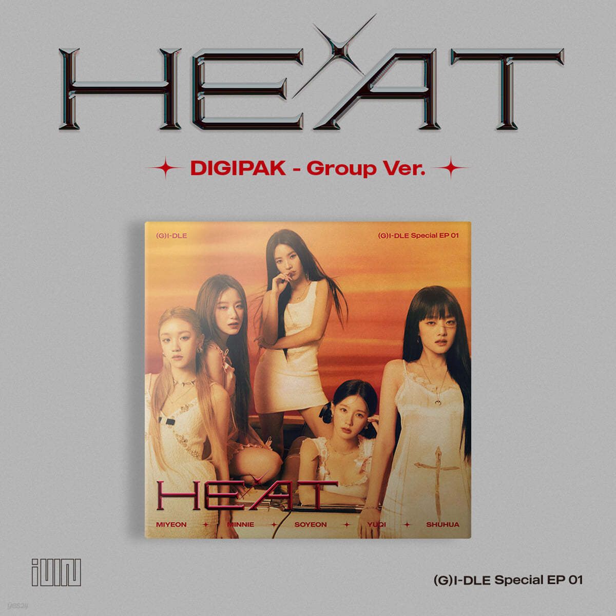 (G)I-DLE <HEAT> Group Digipak