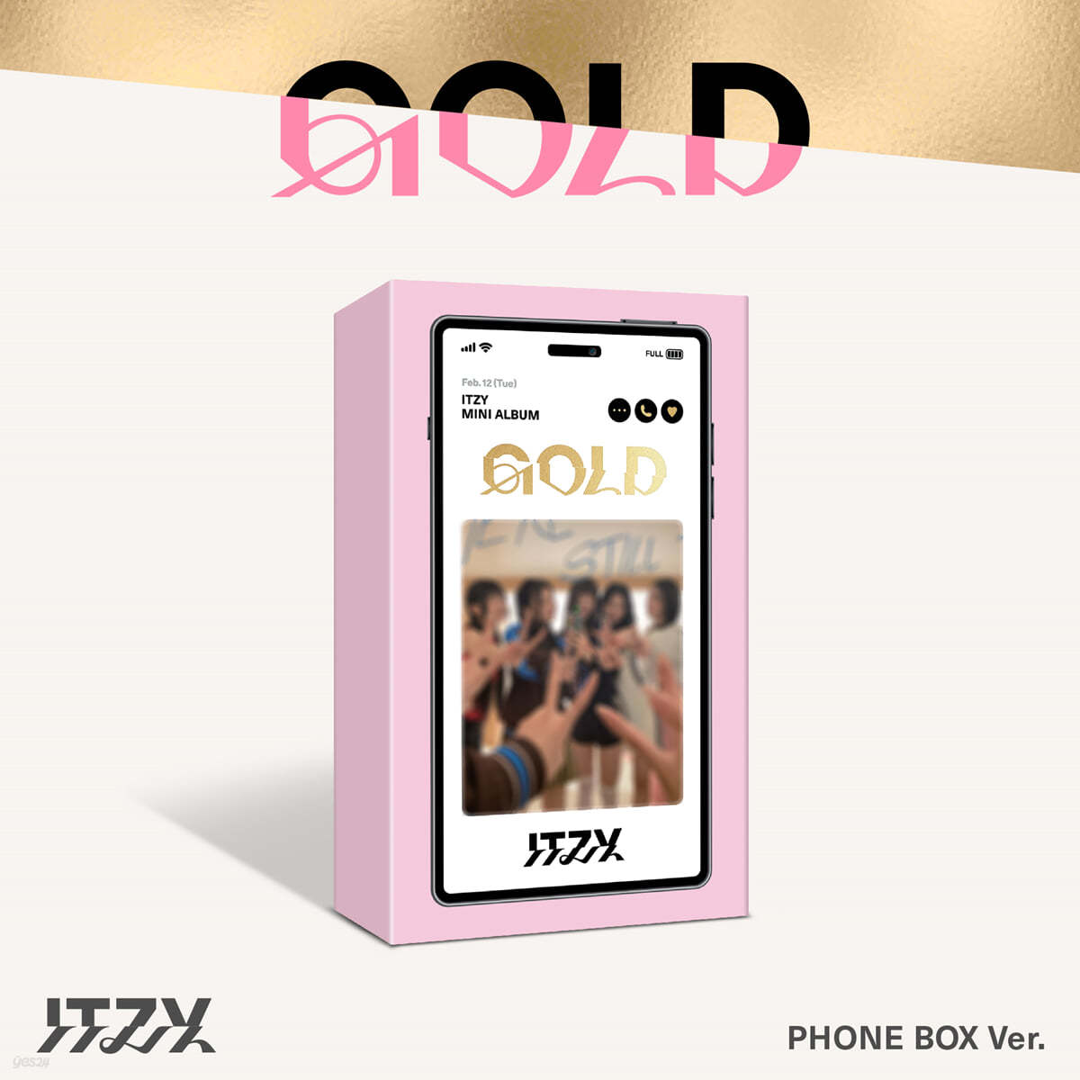 ITZY <GOLD> PHONE BOX VER.