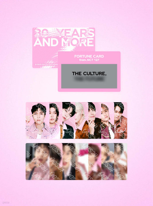 NCT 127 <SMTOWN LIVE 2025> FORTUNE SCRATCH CARD SET