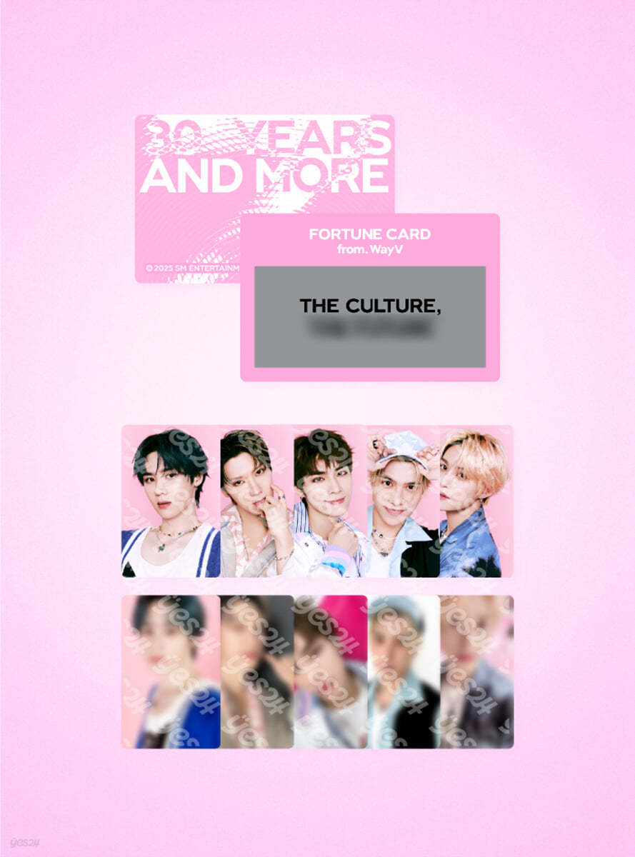 WAYV <SMTOWN LIVE 2025> FORTUNE SCRATCH CARD SET