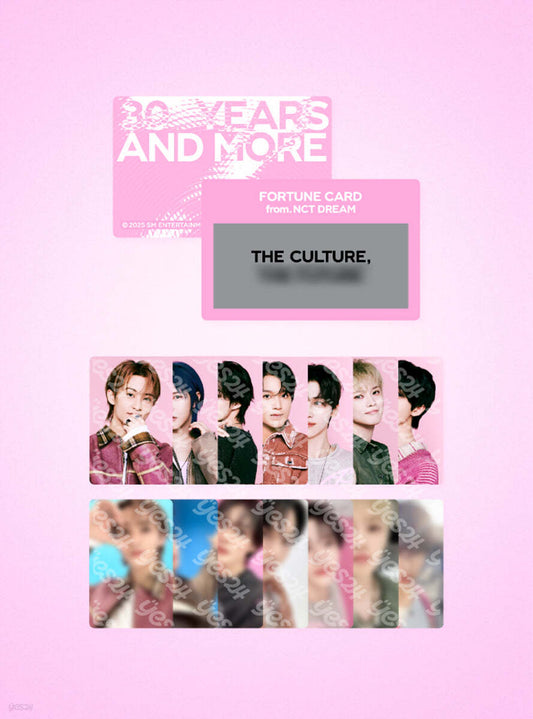 NCT DREAM <SMTOWN LIVE 2025> FORTUNE SCRATCH CARD SET