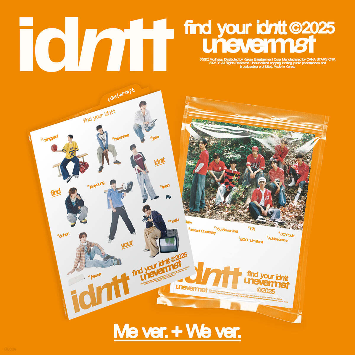 [PREORDER] idntt <unevermet> PHOTOBOOK VER