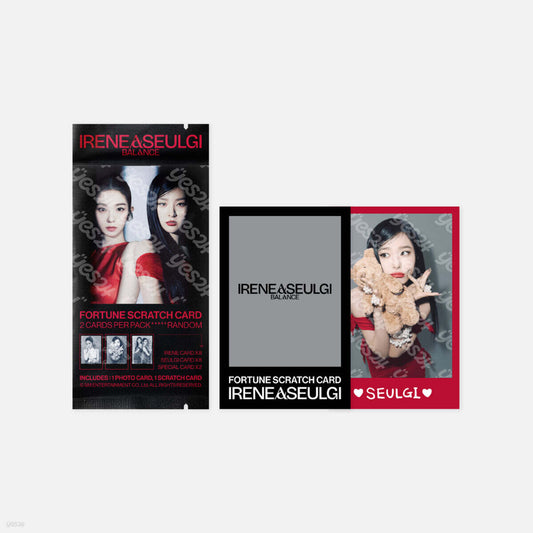 IRENE & SEULGI [BALANCE] FORTUNE SCRATCH CARD SET