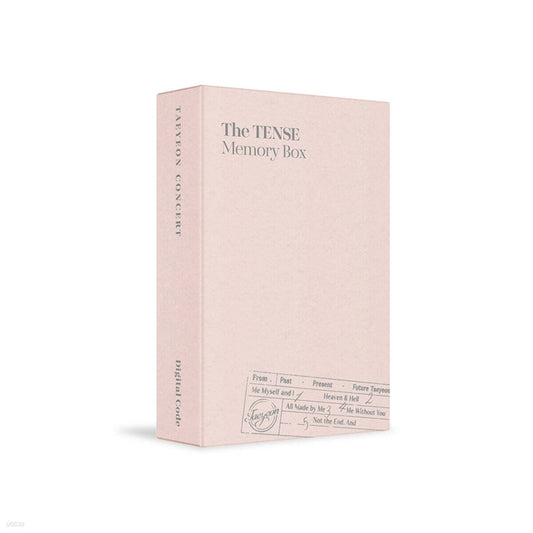 [PREORDER] TAEYEON <The TENSE Memory Box> DIGITAL CODE