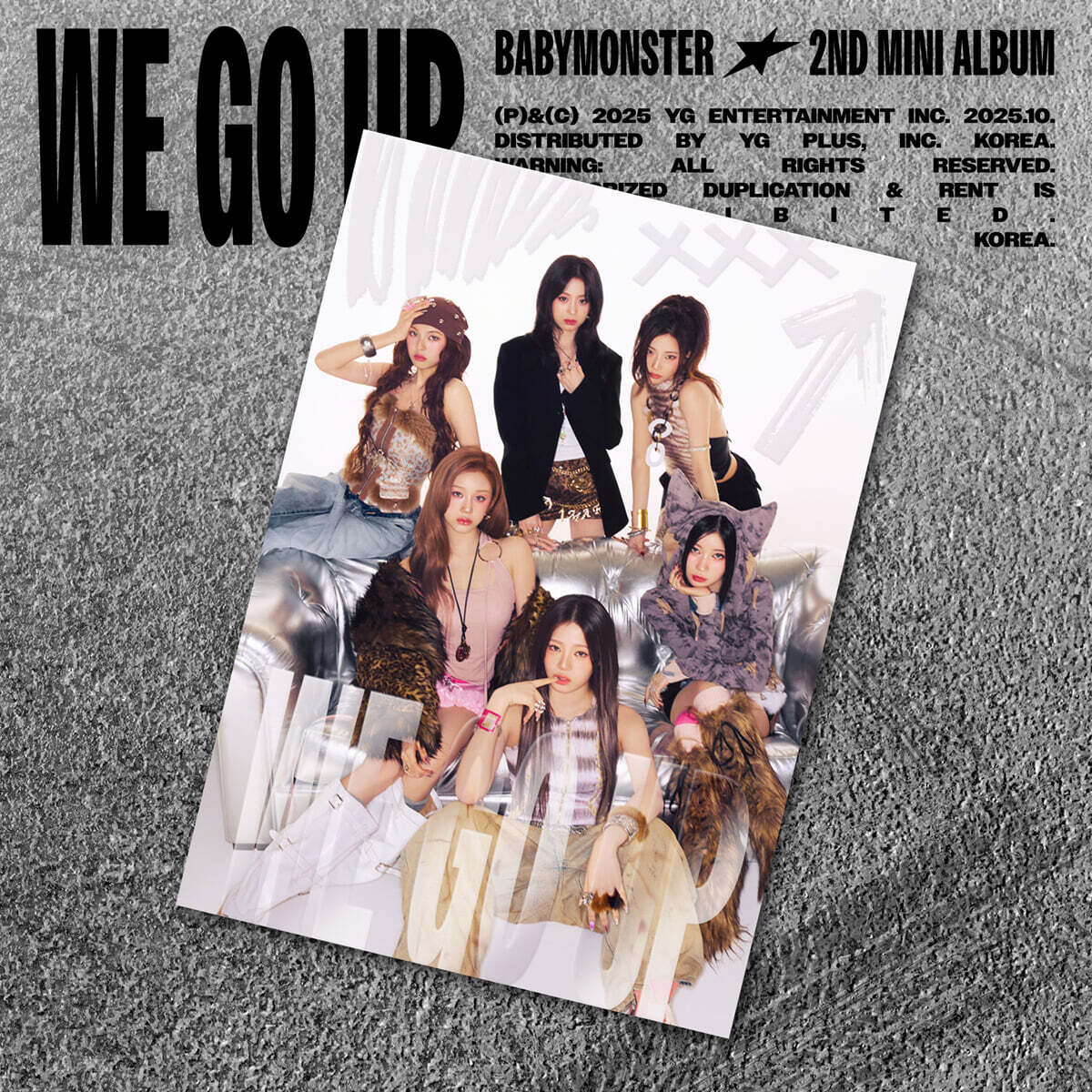BABYMONSTER <WE GO UP> POSTCARD Ver.